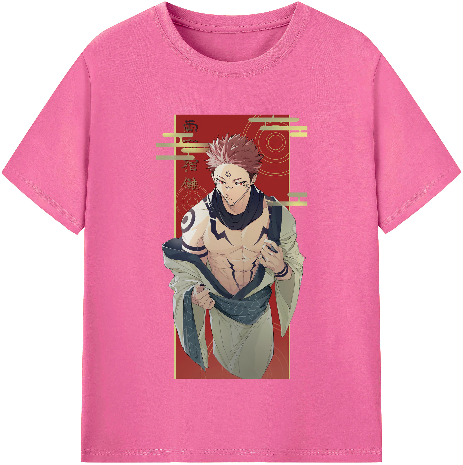 （画像用） 呪術廻戦 Jujutsu Kaisen レディースカジュアルプリントTシャツ（綿100％）